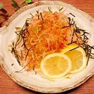 大根・玉葱☆鰹節レモン醤油サラダ